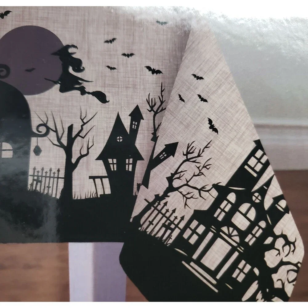 Printed Fabric Tablecloth, 60